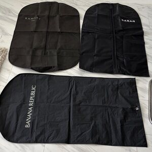 Black Garment Bag Set